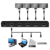 Qoltec 51798 splitter HDMI attivo 4 x HDMI 4K x 2K | 3.4Gb/s