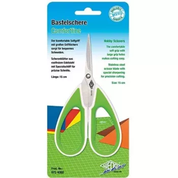 Forbici WEDO 975 4060 taglio dritto verde bianco 215 mm