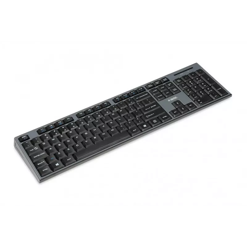 IBOX Desktop Kit Pro set tastiera e mouse wireless, QWERTY full-size 104 tasti, 2,4 GHz, 1200 DPI, nero