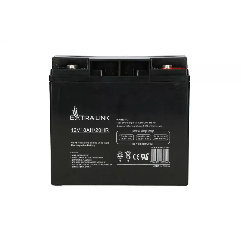 Batteria Extralink AGM 12V 18Ah senza manutenzione