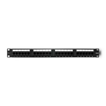 Patch panel RACK 24 porte, Cat.6 UTP