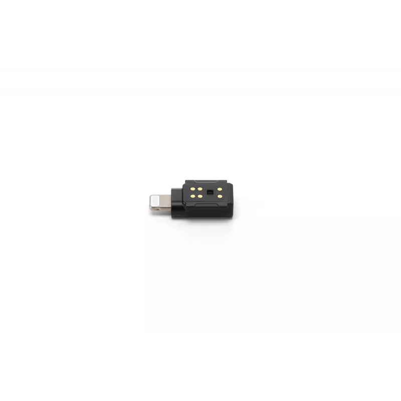 Adattatore audio DJI Mic 3 Mobile Phone Adapter (Lightning) — connettore Lightning, nero, per dispositivi mobili Apple