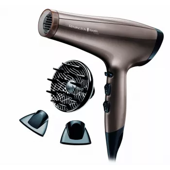 Asciugacapelli con 2200 W di potenza di Keratin Protect - Channel AC 8002, confezione da 1