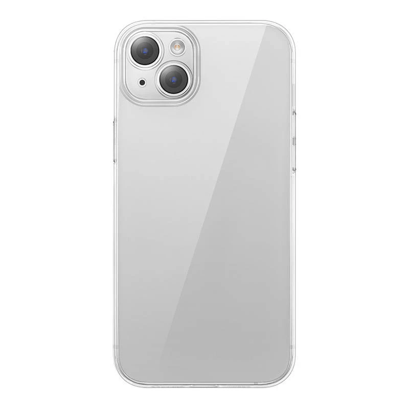 Custodia per telefono Baseus OS‑Lucent Series per iPhone 15 Plus, trasparente, sottile