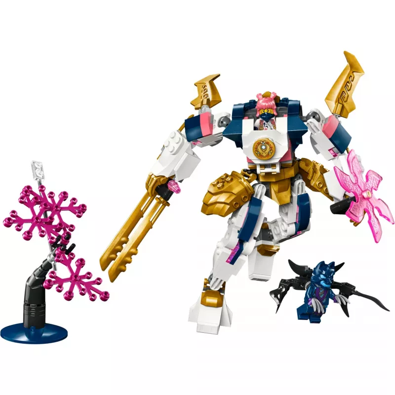 LEGO NINJAGO 71807 Soras Elemental Tech Mech Rising set di costruzioni