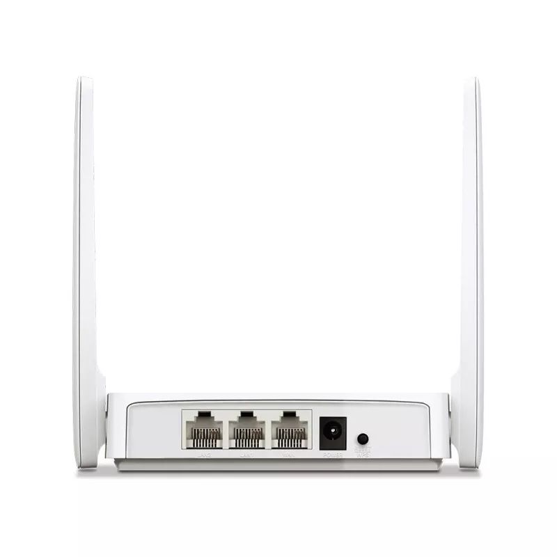 Router da tavolo MERCUSYS AC10 dual band 2,4/5 GHz Wi‑Fi 5, 4 antenne esterne, 1x Fast Ethernet (WAN/LAN)