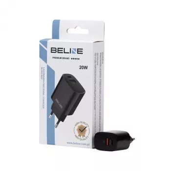 Caricabatterie Beline Beli02159 — 20W USB-C e USB-A compatibile PD/QC