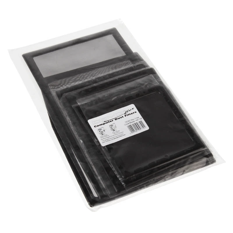Set filtri antipolvere Demciflex per Cooler Master HAF XM - nero/nero