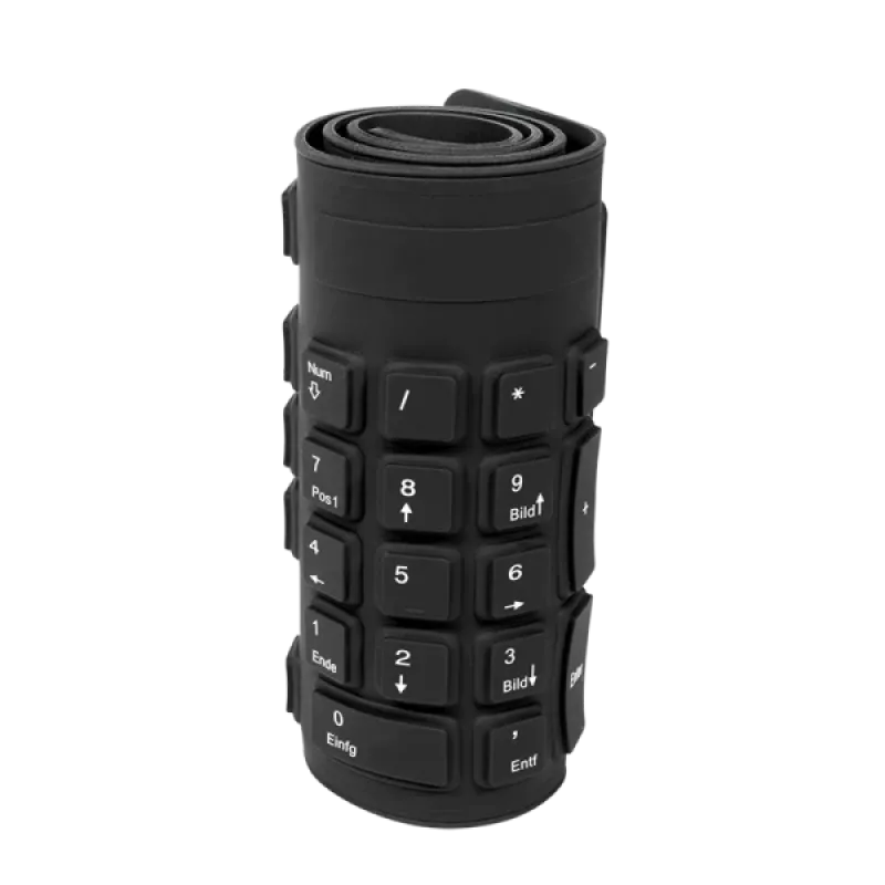 Tastiera LogiLink ID0019A universale USB QWERTZ tedesco nero