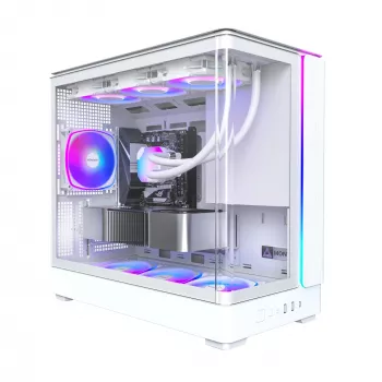 Case per PC Montech KING 15 PRO bianco — Micro ATX / Mini-ITX, Midi Tower