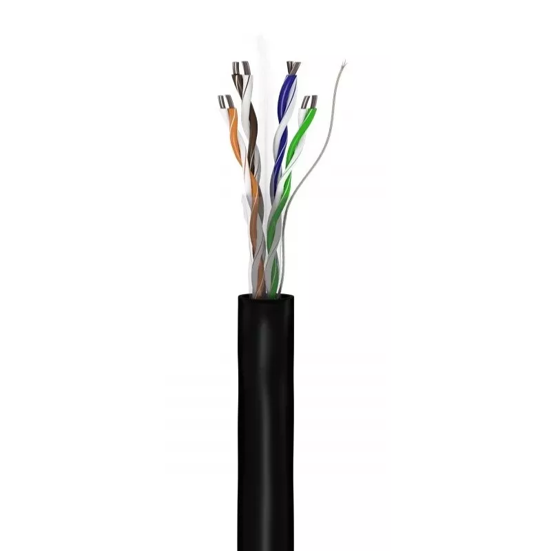 Cavo di rete Goobay CAT 6 U/UTP 100 m nero