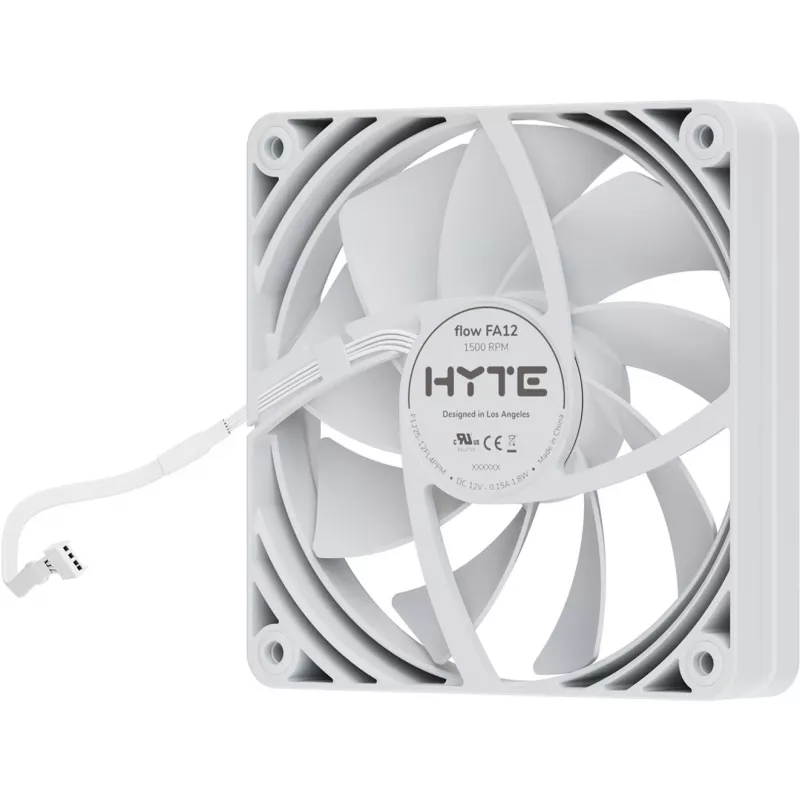 Ventola per case 120 mm HYTE FA12 bianco confezione da 4 — 120 mm, bianco, modello FA12