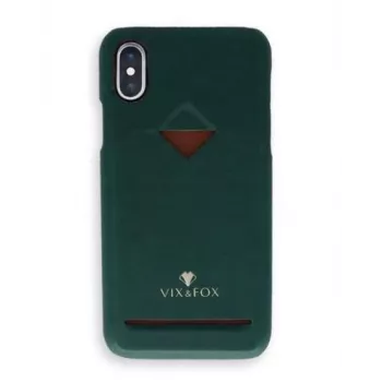 Custodia per cellulare VixFox per Samsung S9 — porta carte, verde bosco