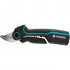 Gardena AssistCut 12222-20 forbici da potatura bypass con assistenza a batteria, nere/verdi
