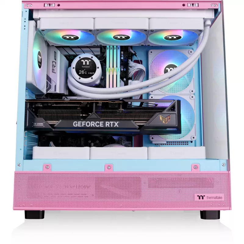 Thermaltake View 270 Plus TG ARGB Bubble Pink - Case - ATX - Midi/Mini Tower - ATX