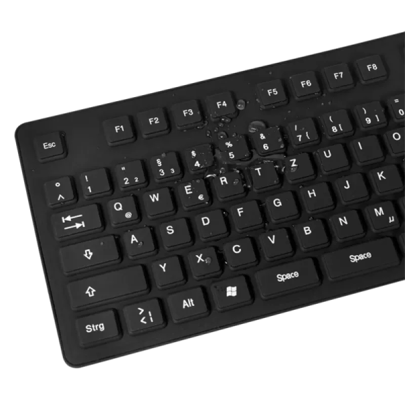 Tastiera LogiLink ID0019A universale USB QWERTZ tedesco nero