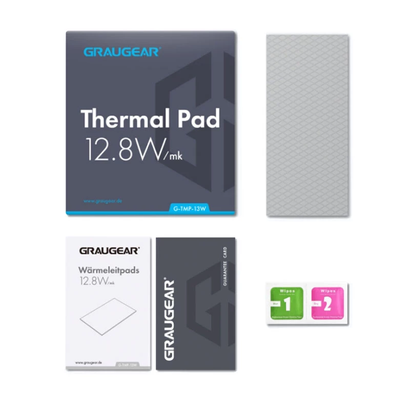 Graugear pad termico per CPU o memoria, 100 x 45 x 1 mm