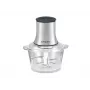 Beper P102ROB001 tritatutto, contenitore in vetro da 1,5 l, 500 W, 2 velocità, 4 lame in acciaio inox, acciaio inox / nero