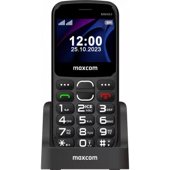 Maxcom Comfort MM443 S Nabjacou Stanicou ierna/nero