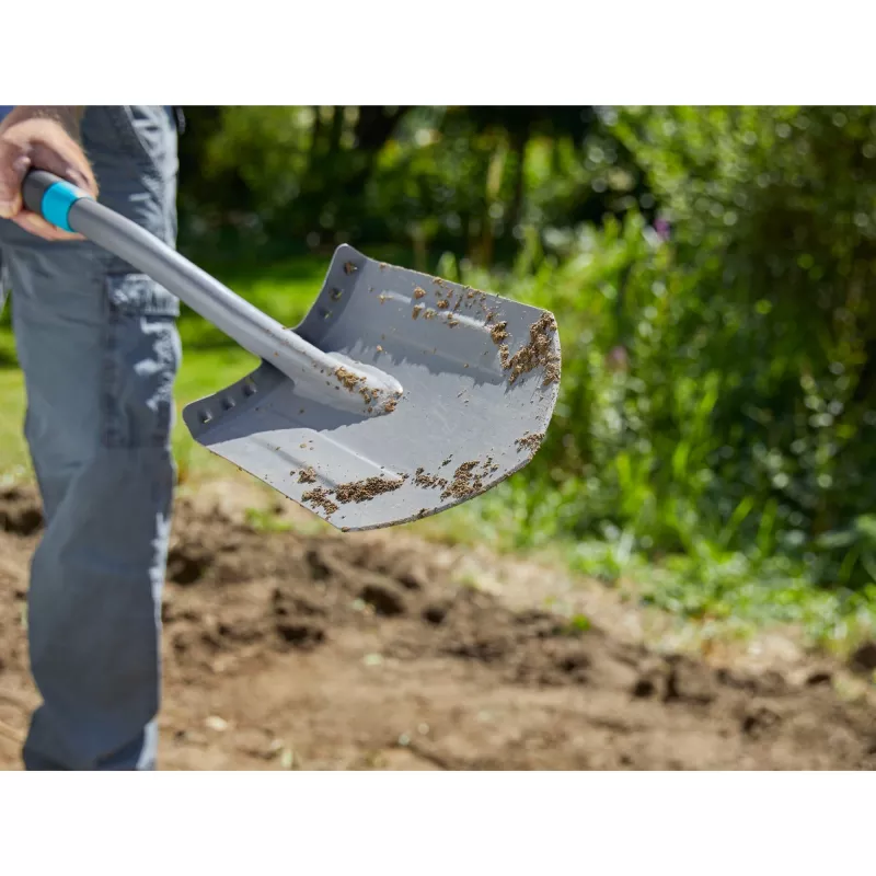Gardena 17012-20 – Pala per drenaggio – acciaio – nero – a D – monocolore