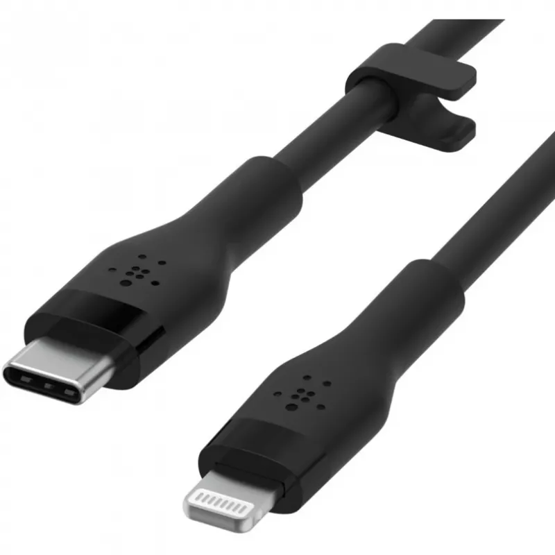 Cavo Lightning 2 m Belkin CAA009BT2MBK USB C a Lightning nero