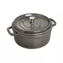 Staub La Cocotte rotonda in ghisa 26 cm, grigio grafite