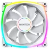 Ventola per case Montech RX140 PWM 140 mm ARGB - bianca