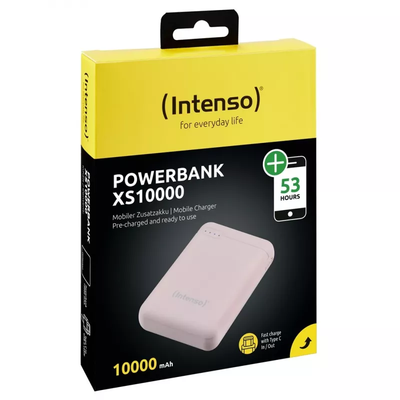 Intenso XS10000 litio-polimero (LiPo) 10000 mAh rosa