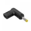 Adattatore di ricarica Akyga AK-ND-C04 USB-C a DC 4,0 x 1,7 mm per notebook, 18,5-20 V, 100 W, per Lenovo