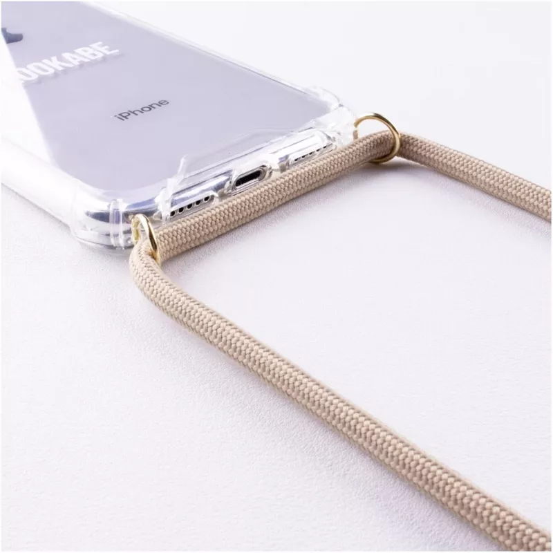 Custodia a tracolla Lookabe loo007 oro nude per iPhone 7/8 Plus – custodia portatile per telefono con laccio
