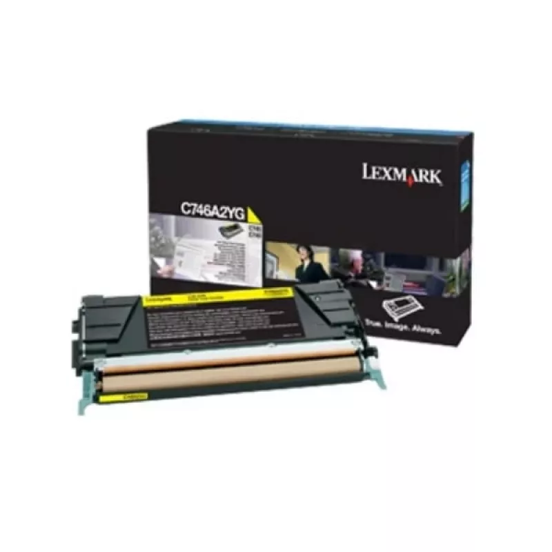 Cartuccia toner Lexmark C746A3YG 10000 pagine giallo