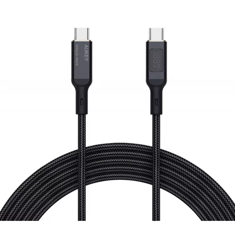 Cavo USB AUKEY CB-MCC102 1,8 m USB-C nero 480 Gbit/s