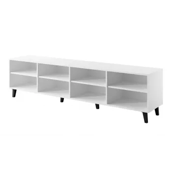 Mobile TV cama meble ASTI 200×42×52 cm bianco opaco