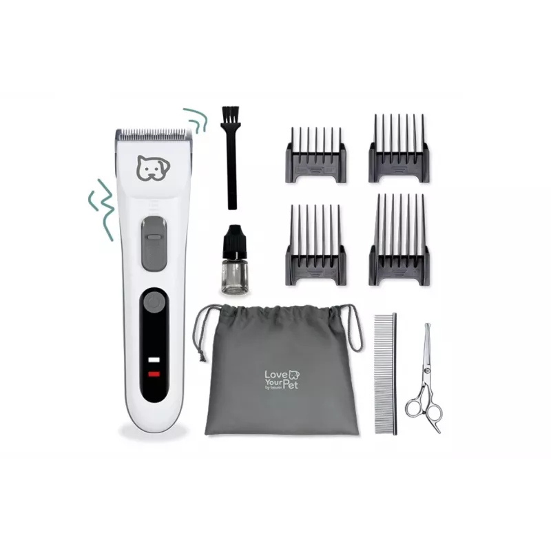 Trimmer per animali per tagliare cani e gatti Beurer Fluffy PP110 – strumento per la cura e il taglio del pelo
