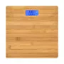 Jata HBAS1489 bilancia pesapersone elettronica, 180 kg, graduazione 100 g, piattaforma in bambù pressato, display LCD