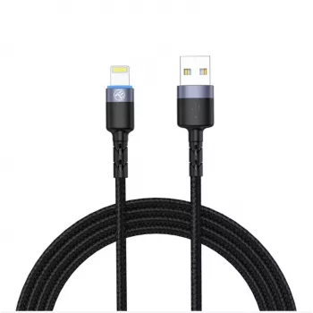 Cavo dati USB-Lightning Tellur 1,2 m in nylon intrecciato nero