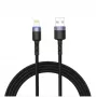 Cavo dati USB-Lightning Tellur 1,2 m in nylon intrecciato nero