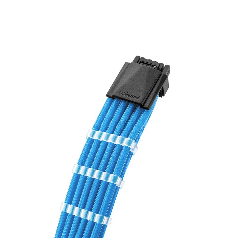 CableMod C-Series PRO ModMesh cavo 12VHPWR su 3x PCI-e per Corsair - 60 cm, azzurro