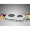 Piastra a induzione Rommelsbacher THS 2590, 2 zone, manopola