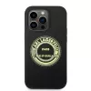 Karl Lagerfeld Soft Cover Silicone RSG Black per Apple iPhone 14 Pro KLHCP14LSRSGRCK