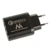 Caricabatterie da parete USB MACLEAN MCE479B — 3 porte USB, 18W di potenza totale, compatto
