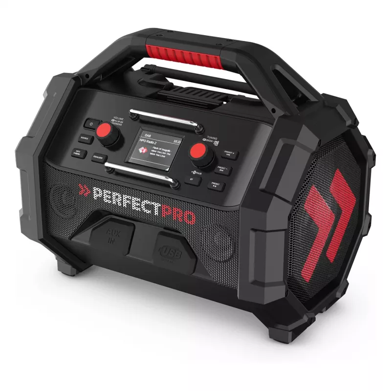 Radio da cantiere portatile PerfectPro ROCKTAGON 18V — radio da cantiere a batteria