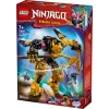 Set LEGO NINJAGO 71839 Mech da combattimento Spinjitzu di Arin, 213 pezzi, 2 minifigure, altezza 160 mm