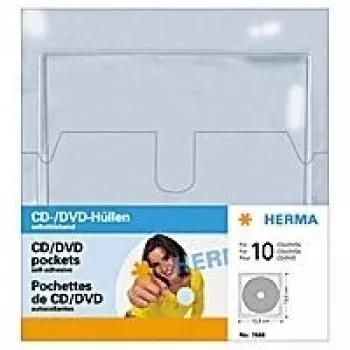 Custodia HERMA per CD/DVD 129x130 mm 10 tasche