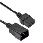 Cavo di prolunga server Akyga AK-UP-03 IEC C20 a C19, 1,8 m, nero