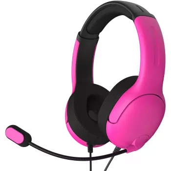 PDP PS5 & PC NEBULA ULTRA VIOLET AIRLITE WIRED HEADSET, con cavo, gaming, headset, nero, rosa