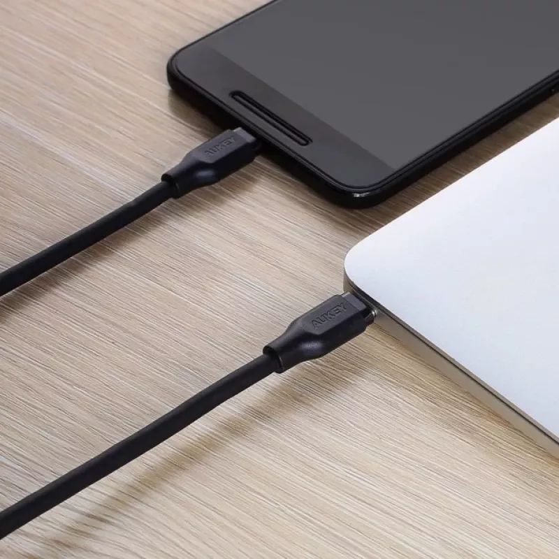 Cavo USB-C Aukey CB-CC1P 1 m, 60W PD, USB-C a USB-C