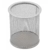 Astuccio portapenne Forpus, rotondo, argento, vuoto, metallo perforato 1005-009