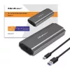Case | alloggiamento NV2271 per SSD M.2 | SATA | NVMe | USB-C | 2TB