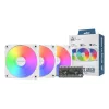 Montech GF120 V2 ARGB modulo ventola per case PC 12 cm bianco 3 pz.